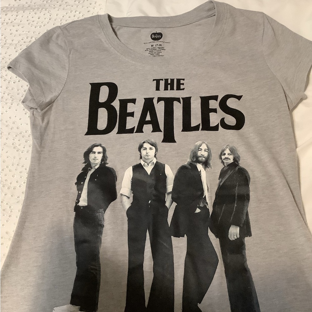 The Beatles Heather Gray Tee